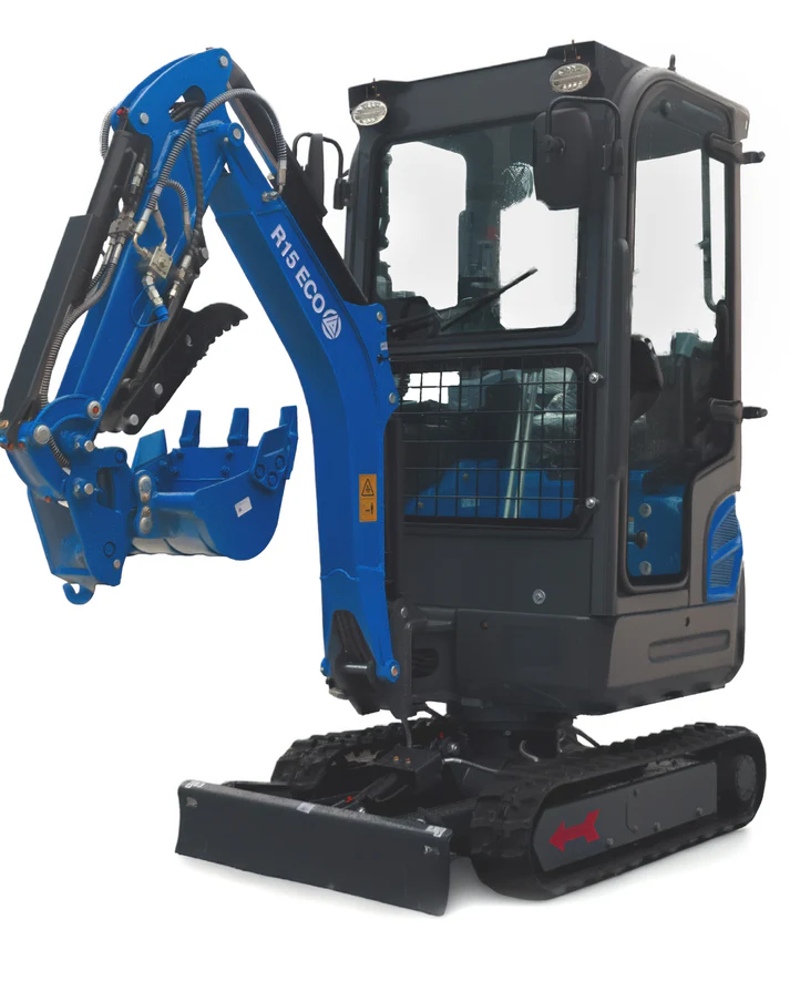 RIPPA R15 ECO Enclosed Cab Version Mini Excavator